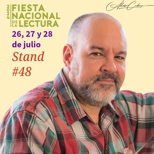 Fiesta Nacional de la Lectura 2024. Stand #48. Álvaro Cubero.