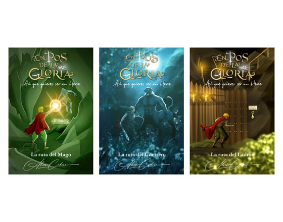 En Pos de la Gloria #1: Así que quieres ser un héroe (las tres Rutas) [Paperback con ilustraciones a color]
